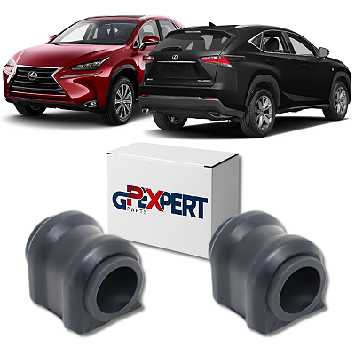 PAR BUCHAS BARRA ESTABILIZADORA TRASEIRA LEXUS NX200T 2014 A 2021