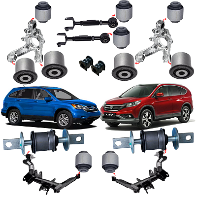 KIT 14 BUCHAS SUSPENSÃO TRASEIRA CR-V CRV 2007 A 2011