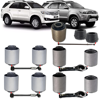 KIT 11 BUCHAS SUSPENSÃO TRASEIRA HILUX SW4 2005 A 2015