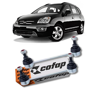 PAR BIELETAS SUSPENSÃO TRASEIRA CARENS 2.0 16V 2006 A 2013 COFAP