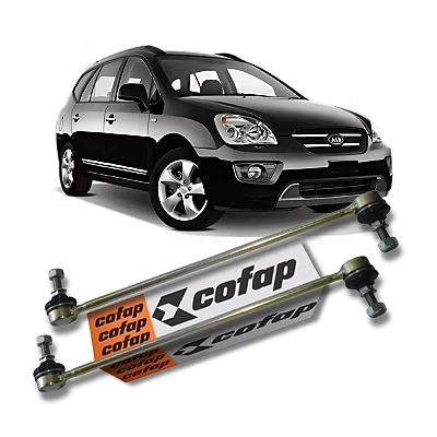 PAR BIELETA SUSPENSÃO DIANTEIRA CARENS 2.0 16V 2006 A 2013 COFAP