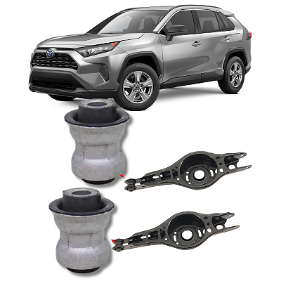 PAR BUCHAS DA BANDEJA TRASEIRA RAV4 2019 A 2026