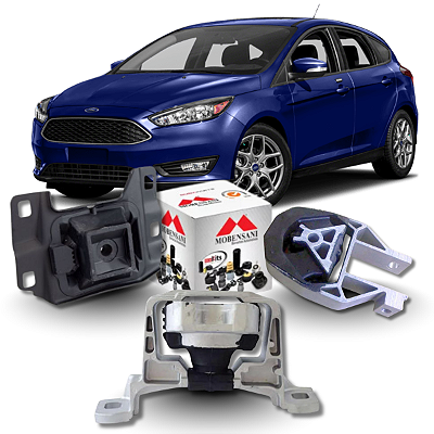 KIT 3 COXIM MOTOR CAMBIO FOCUS 1.6 16V SIGMA 2013 A 2019