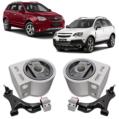 PAR BUCHA MAIOR BANDEJA DIANTEIRA CAPTIVA 2008 A 2017