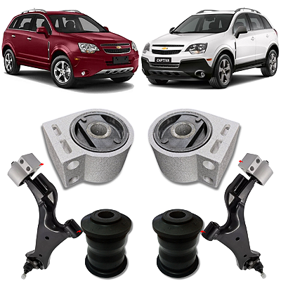 KIT 04 BUCHAS DA BANDEJA DIANTEIRA CAPTIVA 2008 A 2017