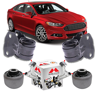KIT 04 BUCHAS BANDEJA DIANTEIRA FUSION 2013 A 2019 MOBENSANI