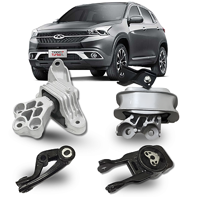 KIT 4 COXIM MOTOR CAMBIO TIGGO 5X 1.5 2019 A  2022