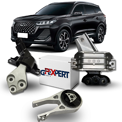 KIT 3 COXIM MOTOR CAMBIO TIGGO 7 1.6 TURBO 2021 A 2026
