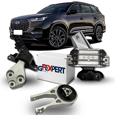 KIT 3 COXIM MOTOR CAMBIO TIGGO 8 PRO 1.6 TURBO 2023 A 2026