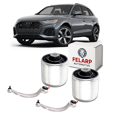 PAR BUCHAS BRAÇO CURVO DIANTEIRO AUDI Q5 2.0 TFSI 2017 A 2023