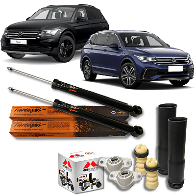 KIT AMORTECEDOR COXIM TRASEIRO TIGUAN ALLSPACE 1.4 2.0 TSI 2018 A 2023