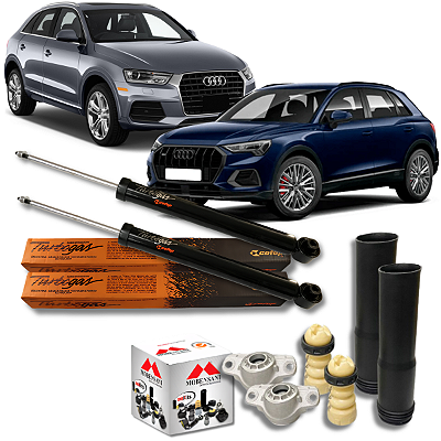 KIT AMORTECEDOR COXIM TRASEIRO AUDI Q3 1.4 2.0 TFSI 2019 A 2023