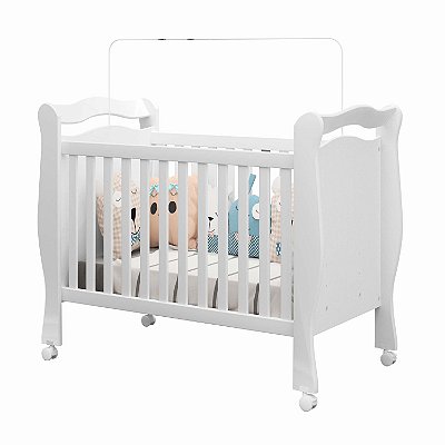 Berço Americano 2 em 1 Branco Alvin