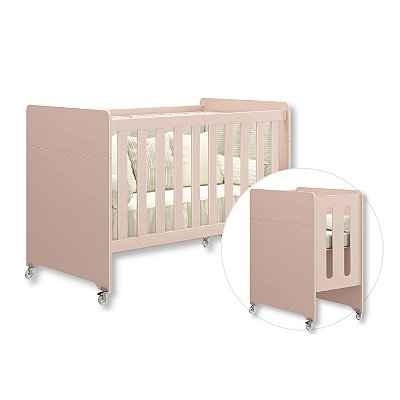 Berço Americano 4 em 1 Evolution Rosa