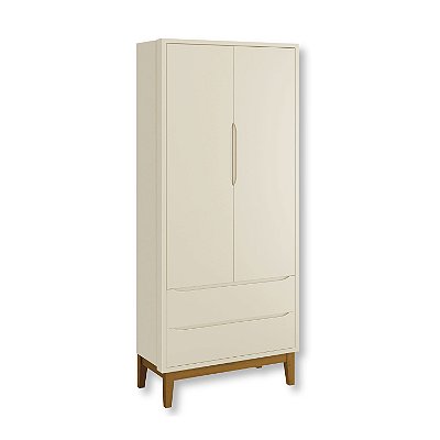 Guarda Roupa Infantil 2 Portas e 2 Gavetas Areia Classic