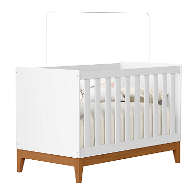Berço Americano Flip Branco Fosco