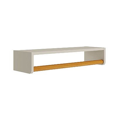 Prateleira Théo 70 cm Areia/Madeira