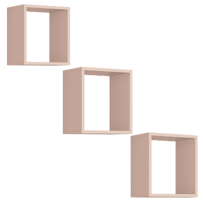 Kit Nicho Triplo Juju Rosa Fosco