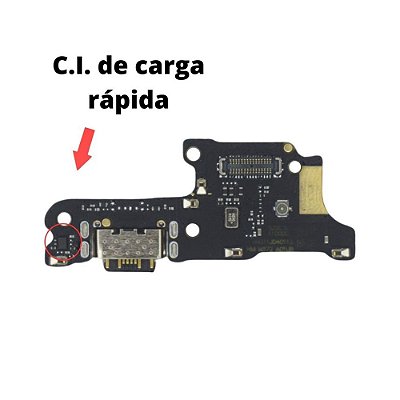 Placa Sub Carga Redmi Note 13C AAA Compatível com Xiaomi
