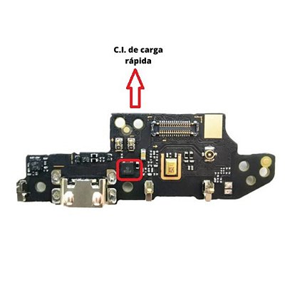 Placa Sub Carga Redmi 9C AAA Compatível com Xiaomi