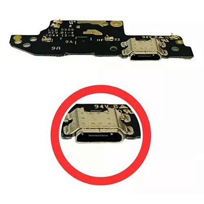 Placa Sub Carga Redmi 9A AAA Compatível com Xiaomi