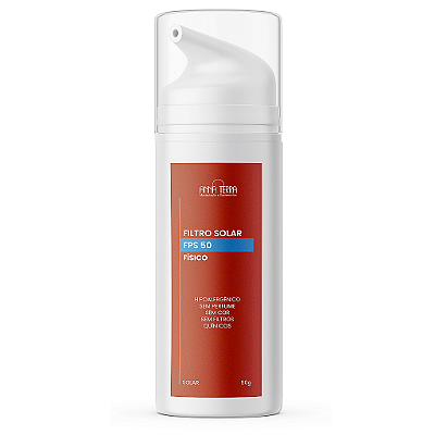 Filtro Solar FPS-50 Físico Sem Cor 50g - Linha Solar