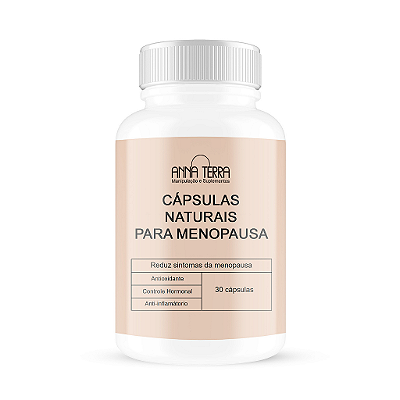 Cápsulas Naturais Para Menopausa 30 Cápsulas