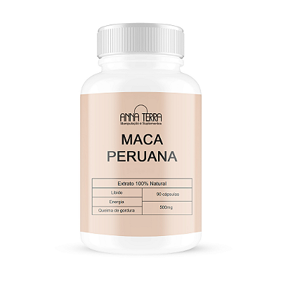 Maca Peruana 500mg 90 Cápsulas