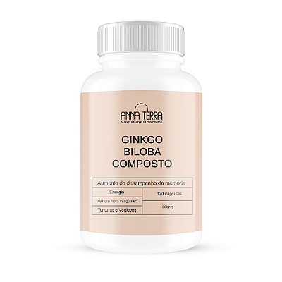 Ginkgo Biloba 80mg 60 Cápsulas
