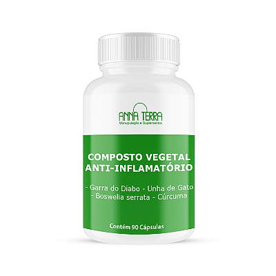Composto Vegetal Anti-inflamatório - 90 cápsulas