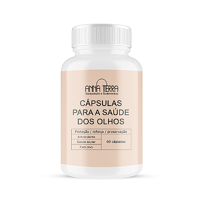 Cápsulas para saúde dos olhos - 60 cápsulas