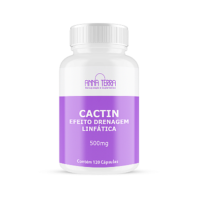 CACTIN | Efeito Drenagem Linfática 500mg | 120 cápsulas