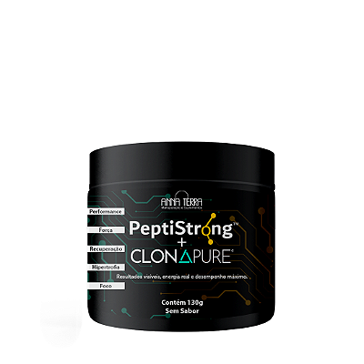 PeptiStrong com Clonapure 4,2g 30 doses - Combinação inteligente para máxima performance