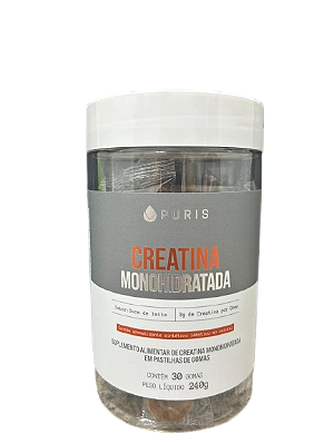 Gomas de Creatina - 30 gomas - 240g - PURIS
