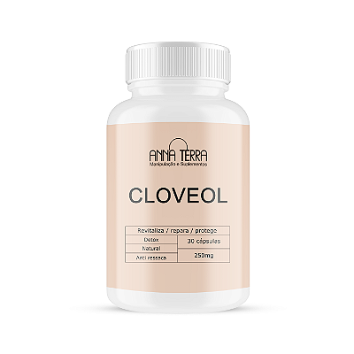 Cloveol 250mg | Proteção Hepática Natural | Reduz Danos ao Fígado, Alivia Ressaca e Elimina Toxinas | 30 Cápsulas