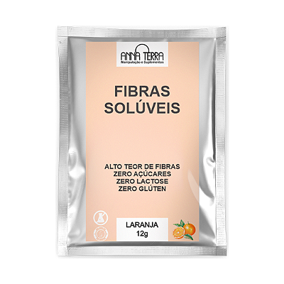 Fibras Solúveis em pó - Sabor Laranja
