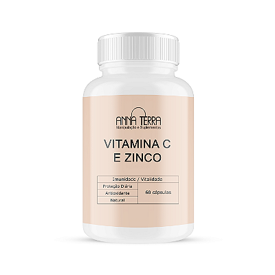 Vitamina C + Zinco - 60 cápsulas