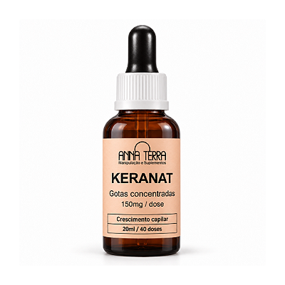 Keranat 150mg Gotas 20ml | Crescimento e Fortalecimento Capilar