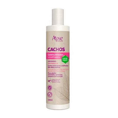 Gelatina Ativadora e Umidificadora Cachos 300ml- ação condicionante- Apse