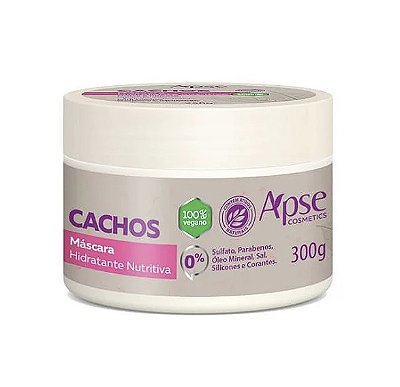 Máscara Cachos Hidratante Nutritiva 300g- Tratamento Condicionante- Apse