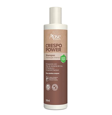 Shampoo Crespo Power Hidratação Intensa 300ml- Apse