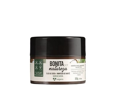 Máscara Bonita por Natureza Coco e Karité 300g