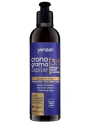 Leave in cronograma 3 em 1- Yenzah - 240ml