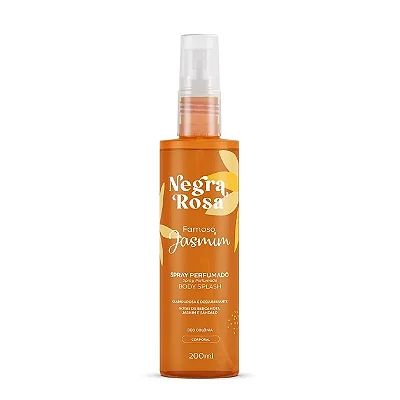 Body Splash Famoso Jasmim Negra Rosa 200ML