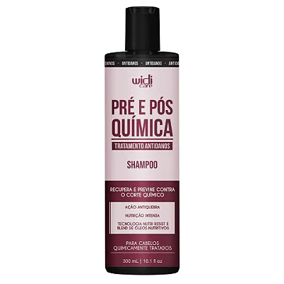 Shampoo Widi Care Pré e Pós Química 300ml