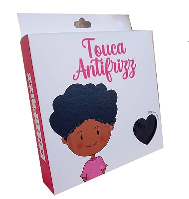 Touca Preta de Cetim Anti Frizz com Elástico Ajustável