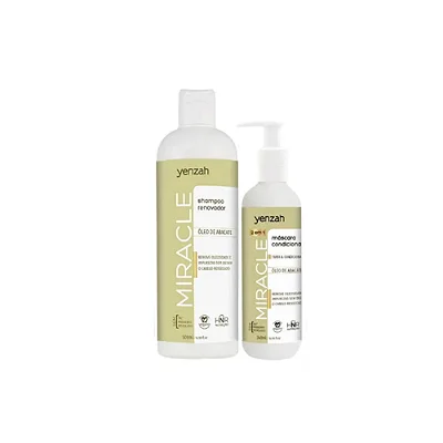 Kit Yenzah Shampoo 500ml + Máscara 240ml