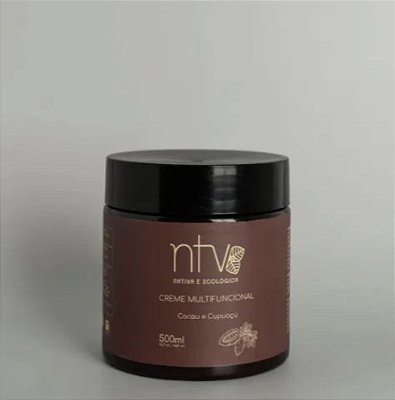Creme Multifuncional Cacau e Cupuaçu 500ml | Hidratação e Definição para Cachos e Crespos