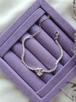 Pulseira Riviera ♡ em zircônia