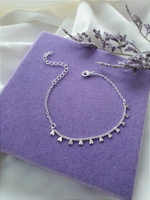 Pulseira mini corações